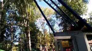 В Парке Гагарина в Стерлитамаке, аттракцион ",НЛО"