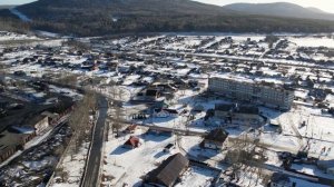 посёлок Сулея. Челябинская Область 2022. 4K Видео