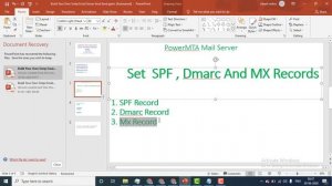 PowerMTA Mail Server -  Set  SPF , Dmarc And MX Records | PowerMTA DNS Record Configuration