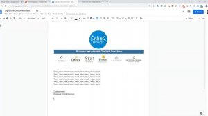 Как создать электронную подпись в Google Drive. Полезность от Onlink Services.