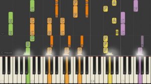 Three Days Grace - Animal I Have Become Synthesia Tutorial [PIANO]