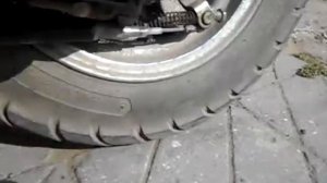 Китайский скутер с задними тормозами НОГОЙ...