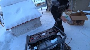 Бензиновый генератор Carver PPG-3900A!!!Суперский Новогодний Подарок!!!Готовимся к Экспедиции в Лес
