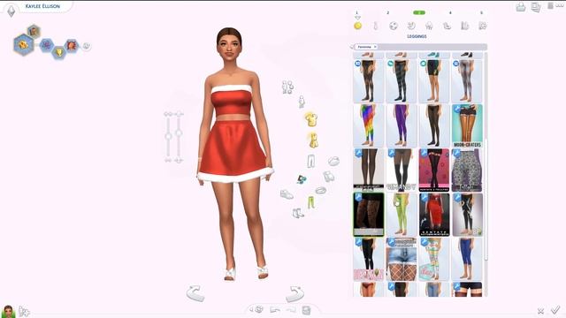 CHRISTMAS LOOKBOOK | Sims 4 Create A Sim (Maxis Match) ✨ смотреть онлайн