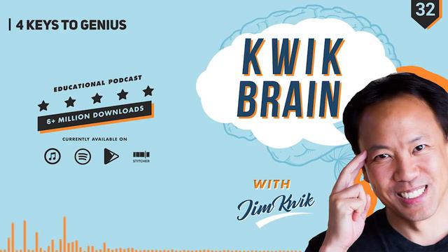 Kwik Brain Episode 32: 4 Keys To Genius with Jim Kwik смотреть онлайн