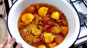 Абрикосовый соус Чатни. Кисло-сладкий соус.