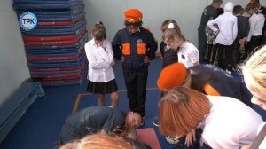 В Новомосковске открылся первый класс кадетов МЧС