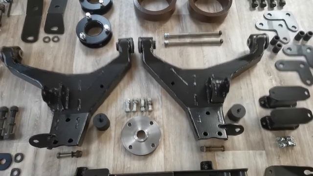 Максимальный комплект деталей под лифт от 3х дюймов на Mitsubishi Pajero Sport 2-3 (частично L200)