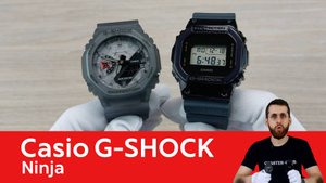 Часы для ниндзя / Casio G-SHOCK DW-5600NNJ-2E и Casio G-SHOCK GA-2100NNJ-8A
