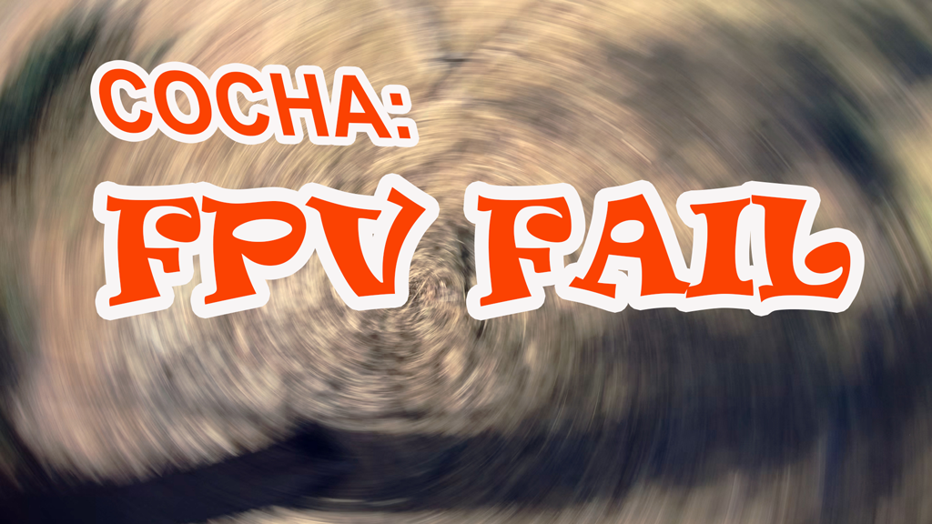 FPV Fail: Застрял на сосне.