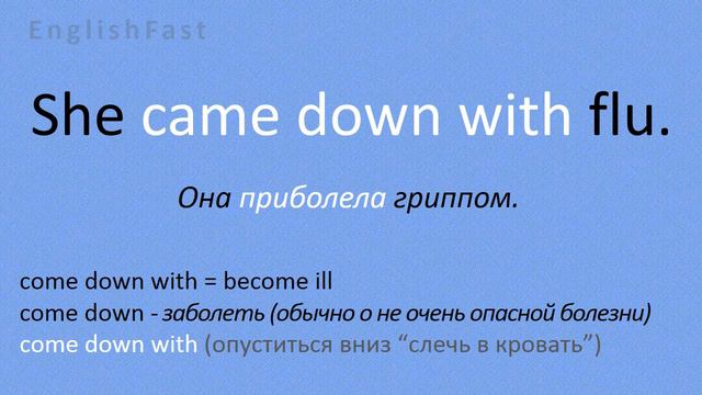 ТРЕНАЖЕР ФРАЗОВЫЕ ГЛАГОЛЫ. САМЫЕ ПОПУЛЯРНЫЕ C COME.