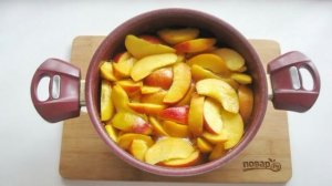 Варенье из персиков дольками