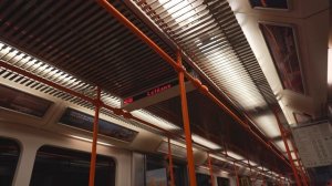 Czech Republic, Prague, metro ride from Prosek to Letňany