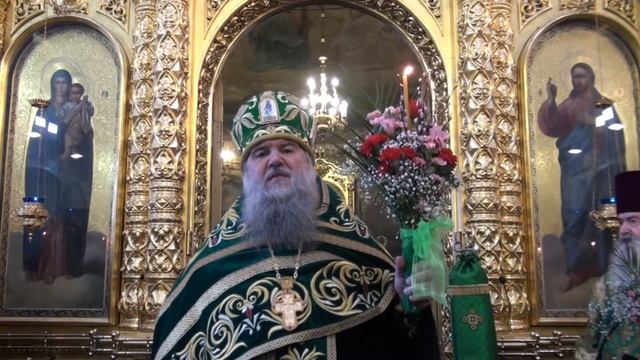 12.04.2014 Всенощное бдение. Неделя 6-я ваий (цветоносная, Вербное воскресенье).