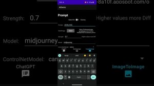 ChatGPT, StableDiffusion, Android Studio Project Demo.