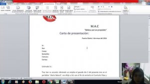 2016 4B M.A.C 10 Tutorial Mailmerge Microsoft Word & Excel - Constanza Carvajal