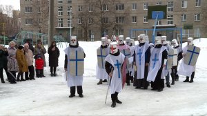 В Нижневартовске воссоздали Ледовое побоище