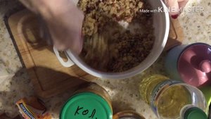 Овсяное печенье с курагой и мёдом.Без сливочного масла и муки?