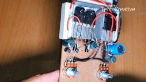 Diy 2.1 Amplifier Ultra Bass Class A Using Transistors C5200 & D718 With Bluetooth Module