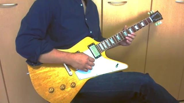 Eric Clapton Gibson Explorer Type Korina Guitar - Woderful Tonight Cover смотреть онлайн