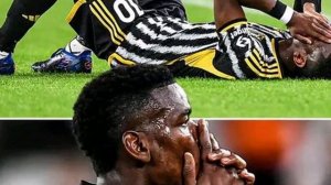 Pogba leaves the pitch in tears with an injury just 24 minutes in his first Juventus start of seaso