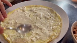 Яичный блин с тунцом. Рецепт с тунцом! Завтрак без углеводов!