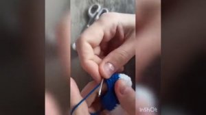 Вяжем сердечко-флаг России