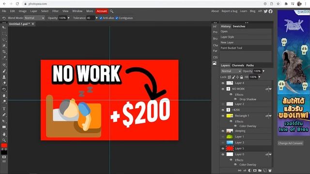 How To Change Background Color in Photopea (2021) смотреть онлайн