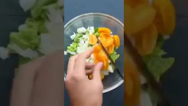 Try this at home | TUNA Vegetable lettuce salad???? смотреть онлайн