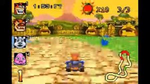 Crash Nitro Cart (GBA) Прохождение: №1