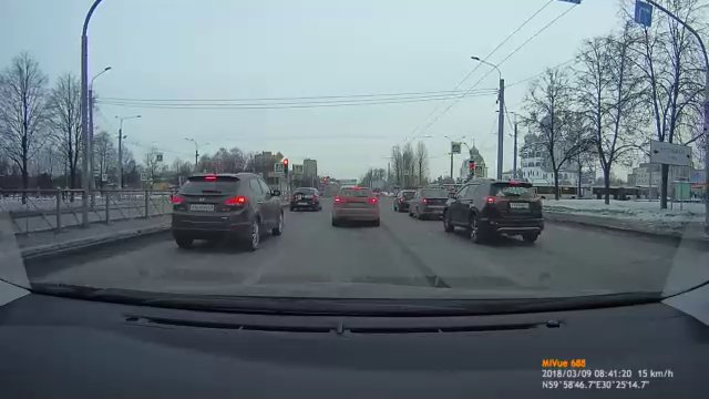SPb   Пискаревский проспект  -  ул.Руставели, 31 А  ‎9 ‎марта ‎2018 ‎г., ‏‎8:46:18+00:05:00  