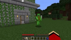 JJ AND MIKEY FOUND LAVA AND WATER GUNS IN MINECRAFT ! Mikey and JJ SUPER POWER GUNS!