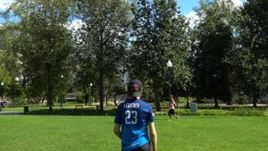 Бросок Хаммер, фрисби урок 2