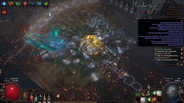 Benchmark Path of Exile 3.18 - 1080p GTX 1050ti - End game maping смотреть онлайн