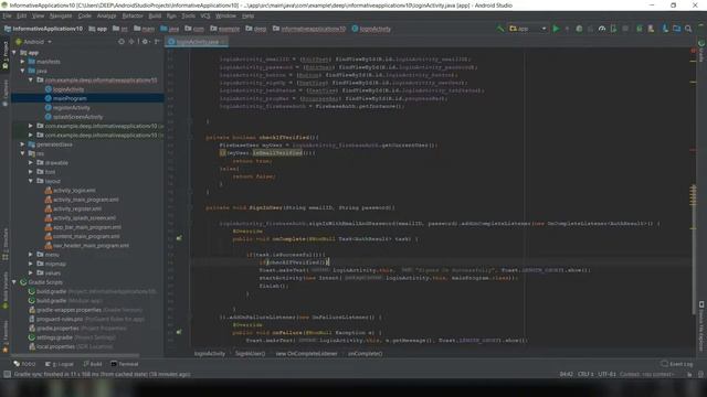 Android Studio 3.2.1 Informative App with Paid Subscription Part #5 | Prego Coding Classes