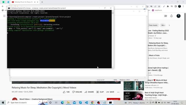 how to setup laravel project (run laravel project in localhost)