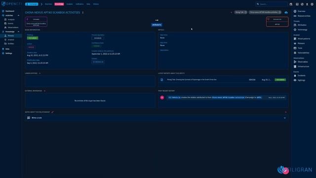 Introduction to the OpenCTI platform
