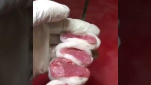 Шашлык из баранины с курдюком