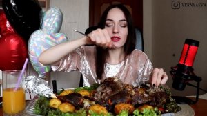 MUKBANG | Баранья ножка | Leg of lamb | не ASMR