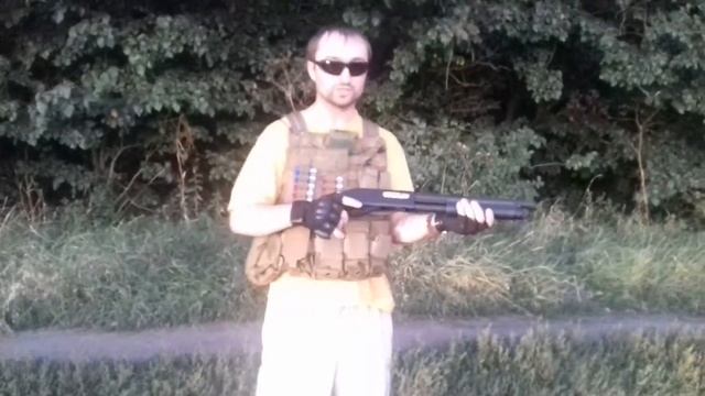 Обзор страйкбольного дробовика от компании APS CAM870 SF смотреть онлайн