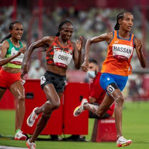 5000m [Ž], FINALE, zadnji krug, Hassan finišem do 1. zlata - Olimpijske igre 2021