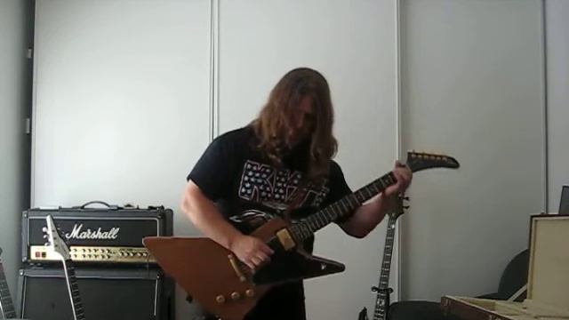 Steven Weiss: 1982 Gibson Explorer with Tim Shaw pickups смотреть онлайн