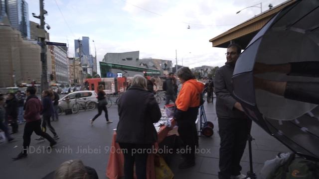 Jinbei HD610 TTL tests for Exposure Distance Freeze mode and FPS смотреть онлайн