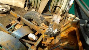 Мини-трактор  самодельный- делаем. !!!!