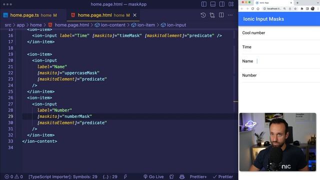 How to use Ionic Input Masks смотреть онлайн