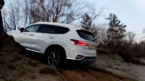 Skoda Kodiaq и Hyundai Santa-FE TM небольшой OFF-ROAD по песку