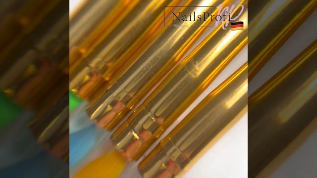 Кисти для маникюра ногтей, Набор кистей для нанесения акрила и полигеля, острый кончик, 5 штук смотреть онлайн