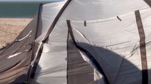 Должанская коса / кемпинг ⛺️ на берегу Азовского море ?/ непогода ?
