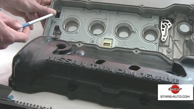Клапанные крышки моторов Nissan смотреть онлайн