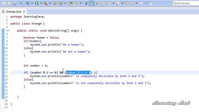 Logical Operators in Java Programming - Video Tutorial For Beginners